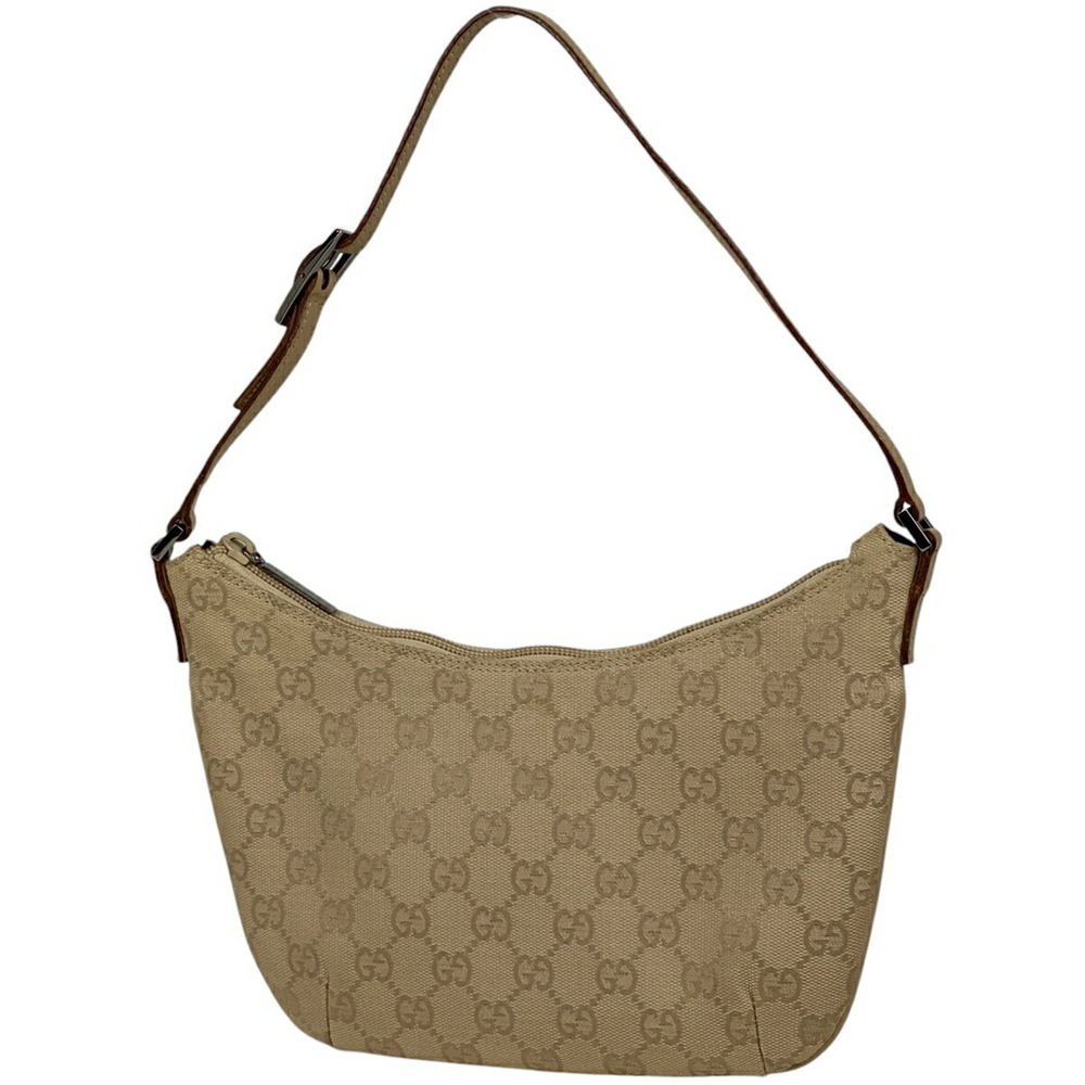 Gucci GG handbag One Shoulder Hobo canvas beige